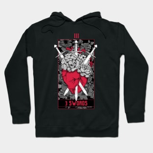 3 Swords Tarot Card - Red Hoodie